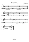 Morgenstern - for piano and cajon